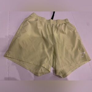 Gymshark Yellow Athletic Shorts